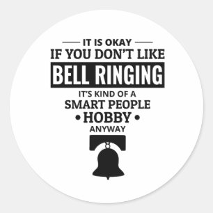 Sticker Rond Bell sonnerie Bell sonnerie cloche cloche tour Cam