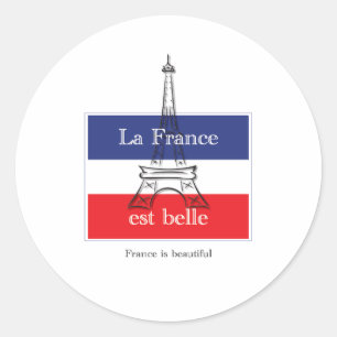 Sticker Rond Belle d'est de la France de La