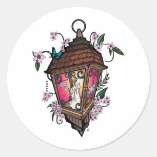 Sticker Rond Belle Lanterne