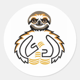 Sticker Rond Belle LONGUEUR - Nature - Écologie - Faune