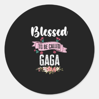 Sticker Rond Béni D'Être Appelé Gaga