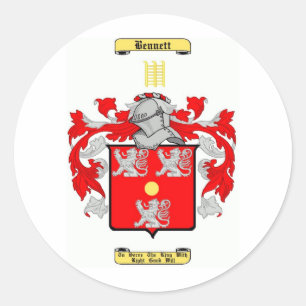 Sticker Rond bennett (anglais)