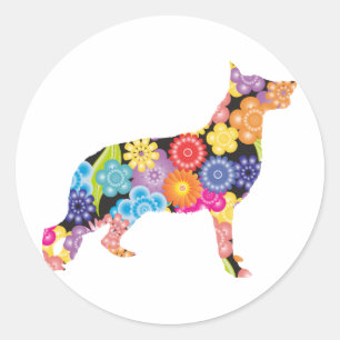 Sticker Rond Berger allemand