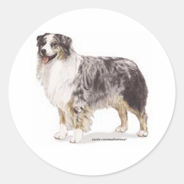 Sticker Rond Berger australien (Devant)