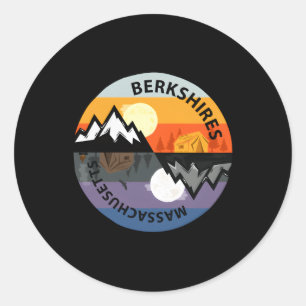 Sticker Rond Berkshires Massachusetts Camg