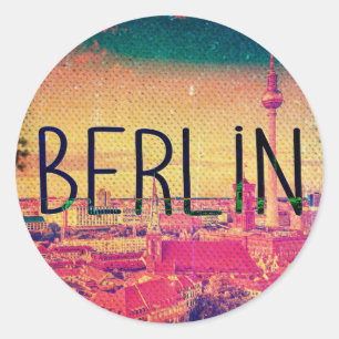 Sticker Rond Berlin, circle