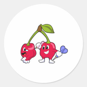 Sticker Rond Berry à Darts avec Dart