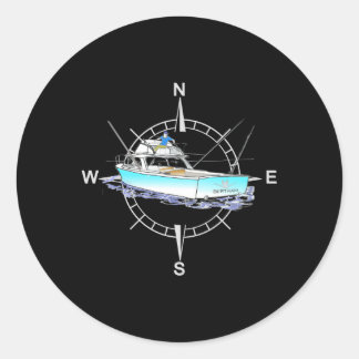 Sticker Rond Bertram 31 Imprimé À L'Arrière