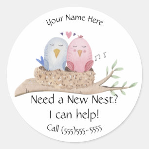 Sticker Rond Besoin d'un nouveau marketing immobilier