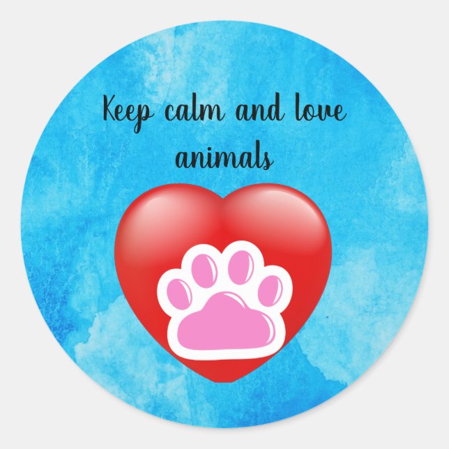 Sticker Rond Best Dog Mom Ever (Devant)