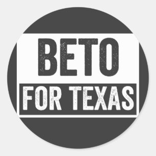 Sticker Rond beto for Texas