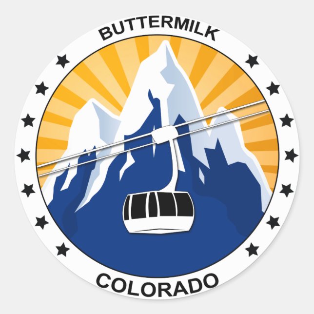 Sticker Rond Beurre Colorado (Devant)