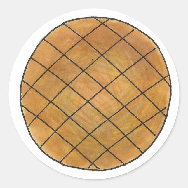 Sticker Rond Beurre d'arachide Biscuits Biscuits Biscuits Stick (Devant)