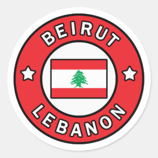 Sticker Rond Beyrouth Liban