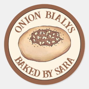 Sticker Rond Biale Boulangerie Juive Chef Cuisiné Maison