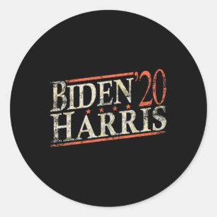 Sticker Rond Biden Pour Président 2020 Vintage Biden Harris 202