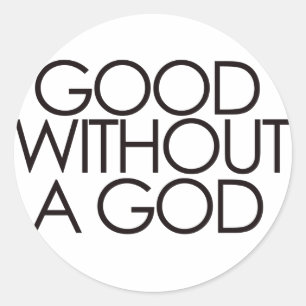 Sticker Rond Bien sans dieu