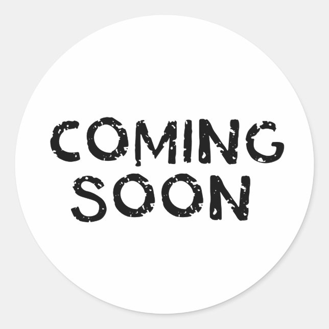Sticker Rond Bientôt (Devant)