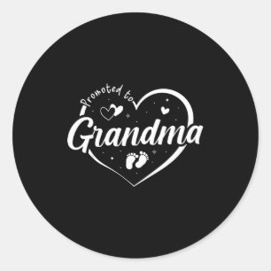 Sticker Rond Bientôt Grand-mère, Futur Grand-mère, Nouvelle Gig