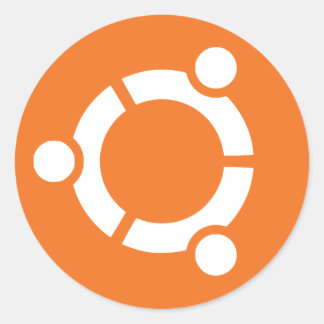 Sticker Rond Bientôt Ubuntu