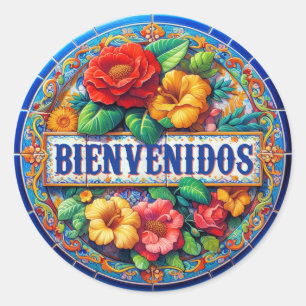 Sticker Rond BIENVENIDOS - Si Joli !