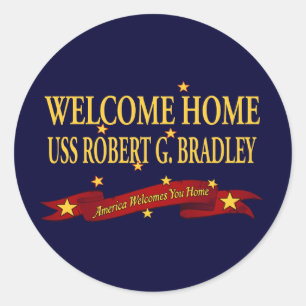 Sticker Rond Bienvenue Accueil USS Robert G. Bradley