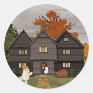 Sticker Rond Bienvenue chez vous