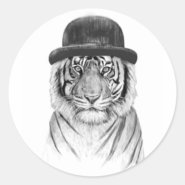 Sticker Rond Bienvenue dans la jungle (Devant)