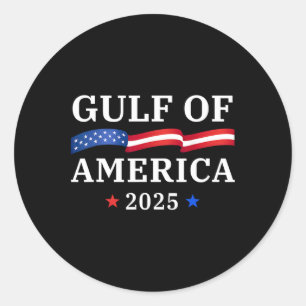 Sticker Rond Bienvenue En Amérique Golfe - Golfe Du Mexique 202