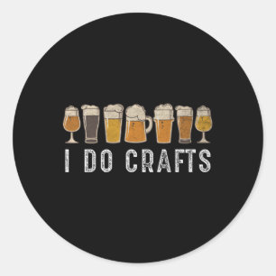Sticker Rond Bière artisanale I Artisanat Home Brew