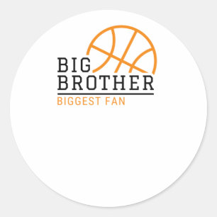 Sticker Rond Big Brother Le Plus Grand Ventilateur De Basket