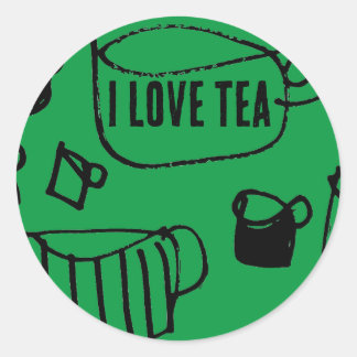 Sticker Rond Big Tea
