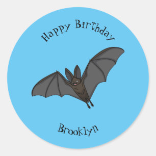 Sticker Rond Big Vampire a demandé de la cartographie