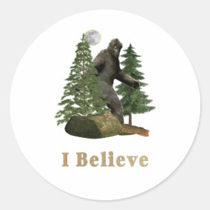 Sticker Rond Bigfoot