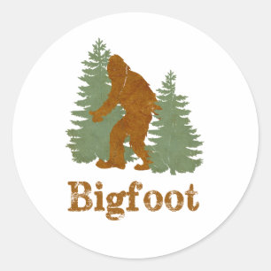 Sticker Rond Bigfoot