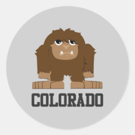 Sticker Rond Bigfoot Colorado