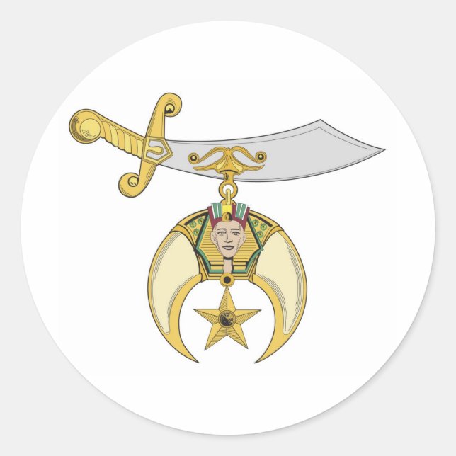Sticker Rond Bijou de l'Ordre (Devant)