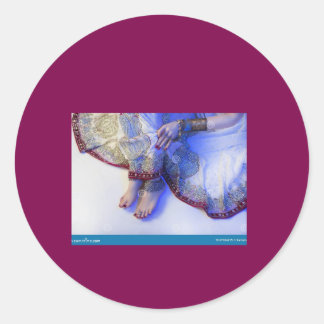 Sticker Rond Bijoux orientale nuptiale