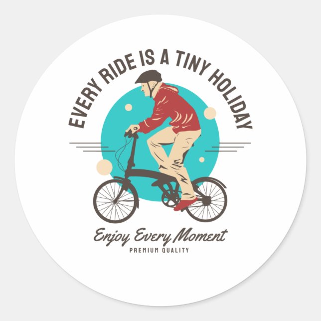 Sticker Rond Bike Lover (Devant)