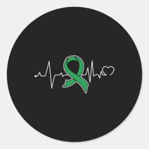 Sticker Rond Bile Duct Cancer Awareness Supporter Ruban
