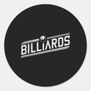 Sticker Rond "billard" - Design élégant