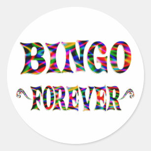 Sticker Rond BINGO pour toujours