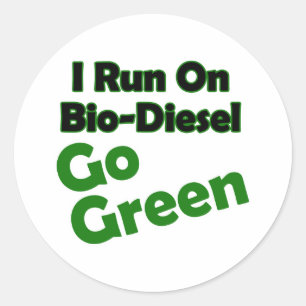 Sticker Rond bio diesel