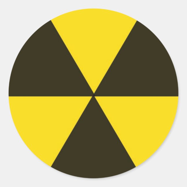 Sticker Rond Biodanger (Devant)