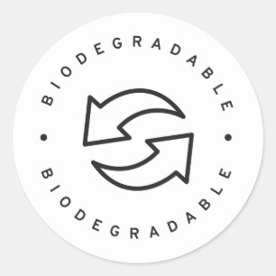 Sticker Rond Biodégradable