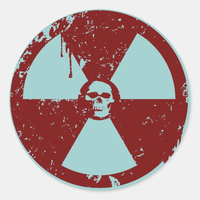 Sticker Rond BioHazard (Devant)