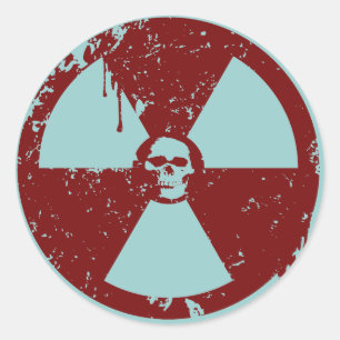 Sticker Rond BioHazard