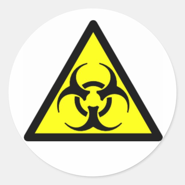 Sticker Rond Biohazard 04 (Devant)