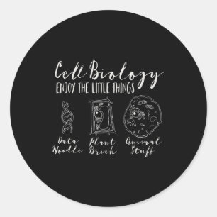 Sticker Rond biologie cellulaire drôle de science -    nerdyge