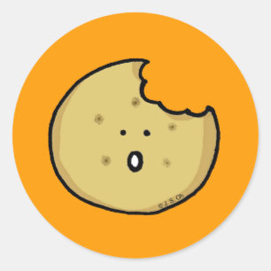 Sticker Rond Biscuit au thé